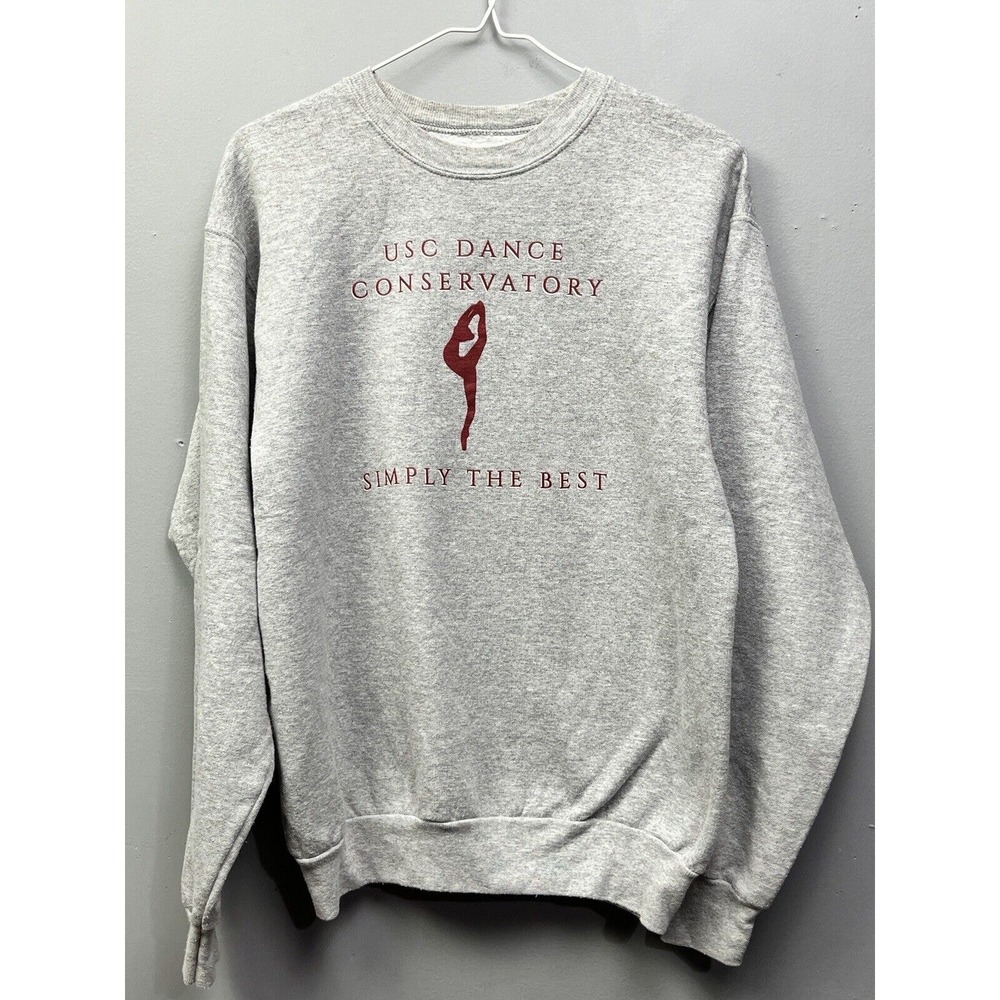 USC‎ Sweatshirt Small Gray Caroolina Dance Conservatory Graphic ComfortBlend